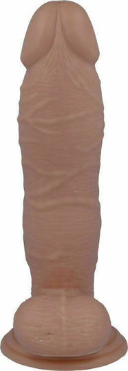 Intense Mr Intense Realistic Cock 24 Glass Dildo with Balls and Suction Cup Flesh 21cm