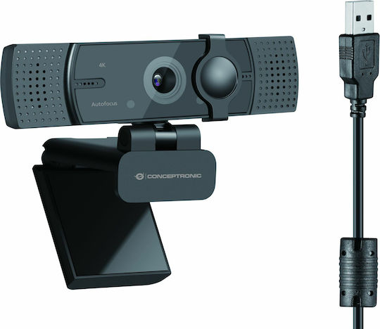 Conceptronic AMDIS08B Web Camera 4K με Autofocus