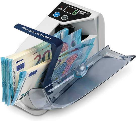 Safescan 2000 Banknote Counting Machine Money Counter with Speed 600 Banknotes per Minute