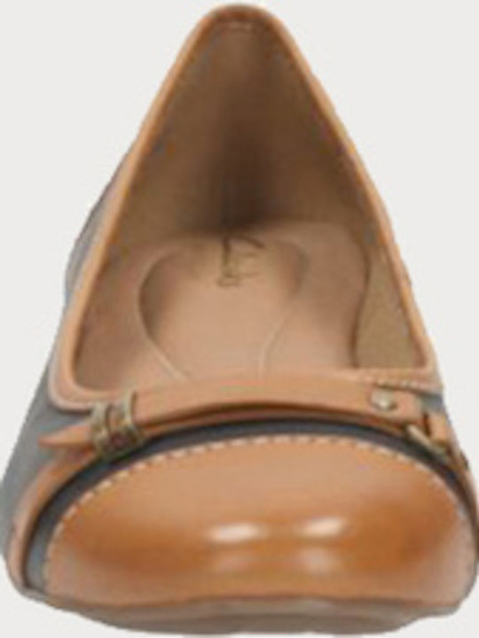 Anatomic Leather Ballerinas Henderson Navy Blue