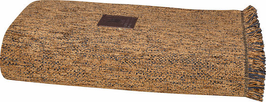 Greenwich Polo Club 2771 Three-Seater Sofa Throw Chenille 180x300cm Black Ochre