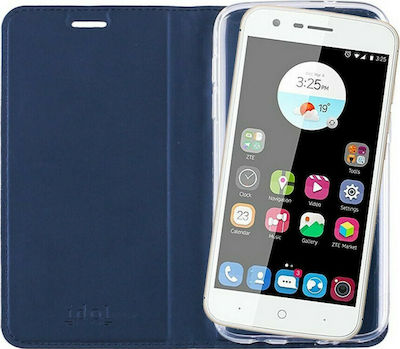 Idol 1991 Prime Magnet Synthetic Leather Book Blue (ZTE Blade V8 Mini)