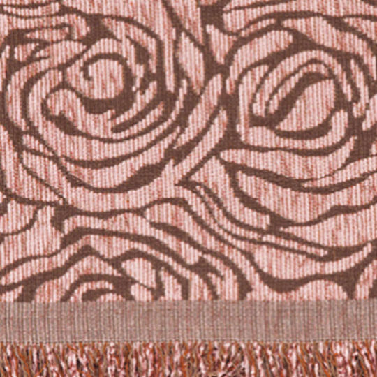 Borea Roses Покривка За Фотьойл Chenille 180x180см Розова