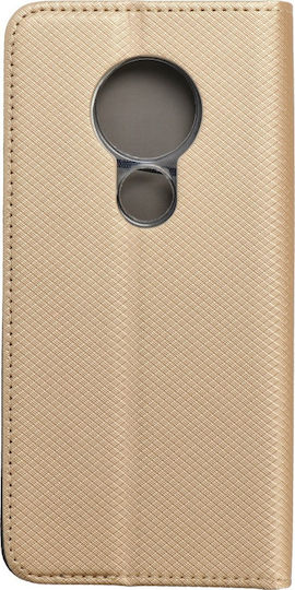 Smart Book Δερματίνης Χρυσό (Nokia 7.2)