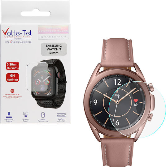 Volte-Tel 2.5D Full Glue Gehärtetes Glas für das Galaxy Watch 3 41mm 1Stück 8281075
