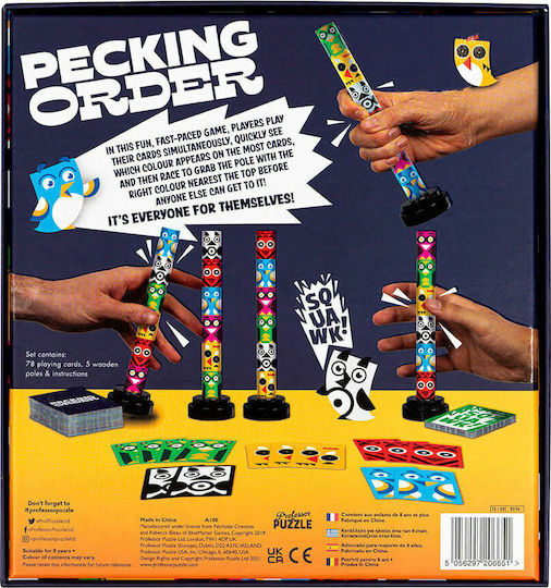 Board Game Pecking Order for 3-5 Players 8+ Years Old (EN) Professor Puzzle