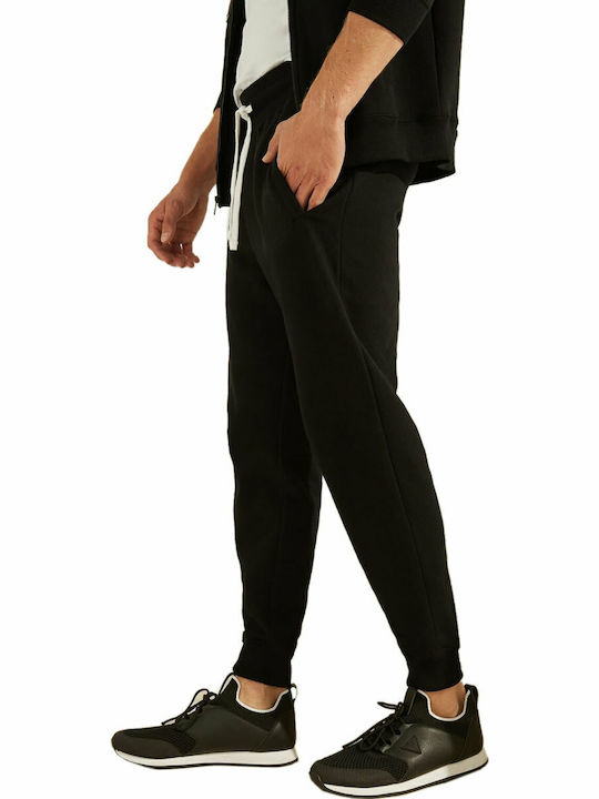 Sweatpants with Elastic Black