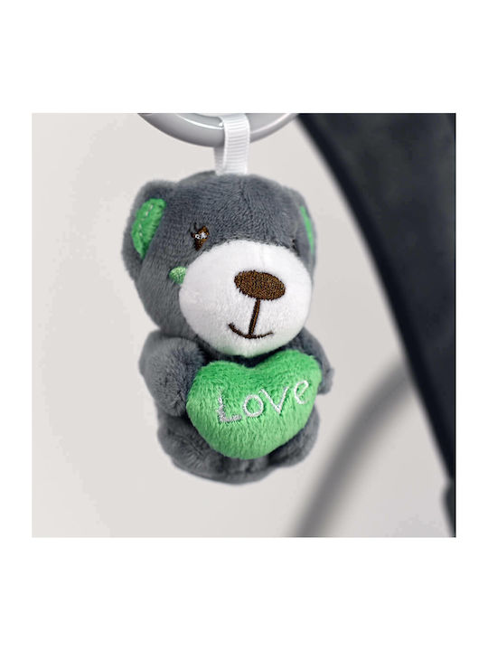 Bebe Stars Ηλεκτρικό Relax Μωρού Κούνια Flora με Μουσική Grey για Παιδί έως 9kg