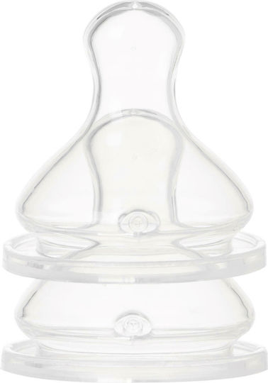 Korres Agali Silicone Baby Bottle Teats Slow Flow for 0+ months 2pcs