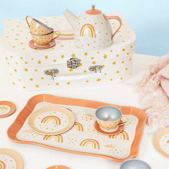 Sass & Belle Jeux026 Set Für Tafelservice Mit Regenbogen Für 3+ Jahre