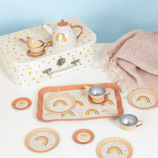 Sass & Belle Jeux026 Set Für Tafelservice Mit Regenbogen Für 3+ Jahre