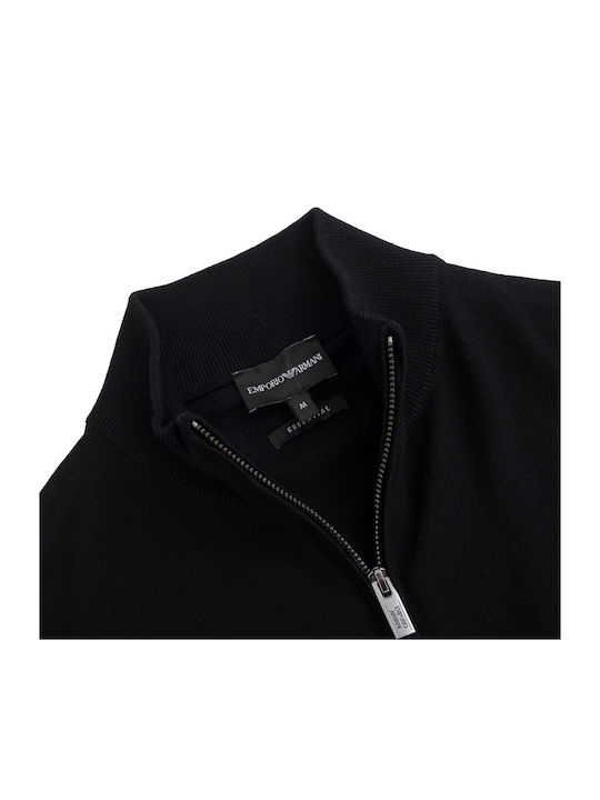 Men's Knitted Cardigan Black