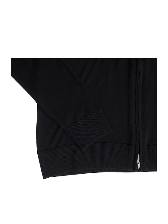 Men's Knitted Cardigan Black