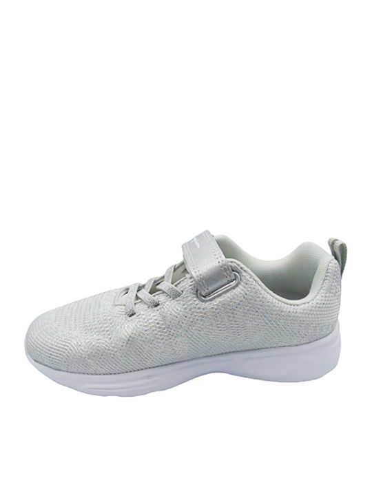 Wave Παιδικά Sneakers με Σκρατς & Φωτάκια Γκρι