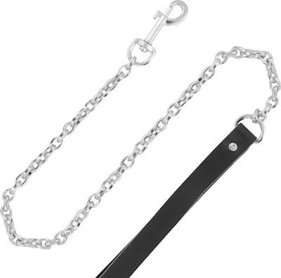 Darkness Black Furry Collar With Leash