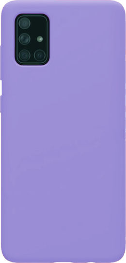 Soft Back Cover Σιλικόνης Μωβ (Galaxy A71)