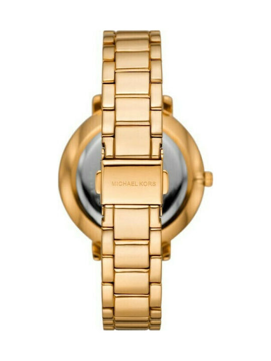 Michael Kors Pyper Damen Uhr mit Gold Metallarmband