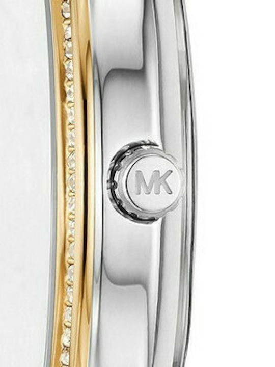 Michael Kors Pyper Damen Uhr mit Metallarmband Silver / Gold