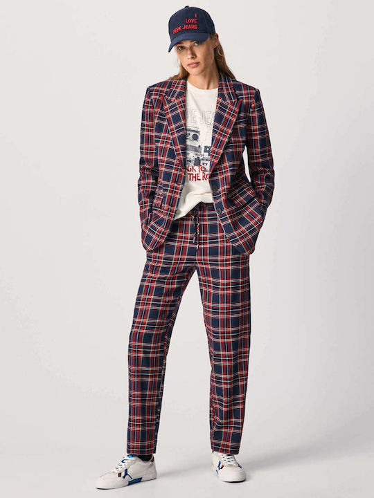 Pepe Jeans Γυναικείο Σακάκι Navy Μπλε