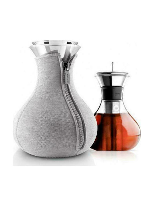 Eva Solo Glass Teapot with Filter Dark Grey 1000ml