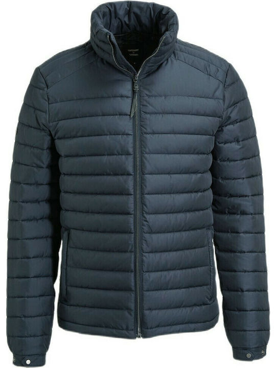 Fuji Winter Jacke Puffer Marineblau