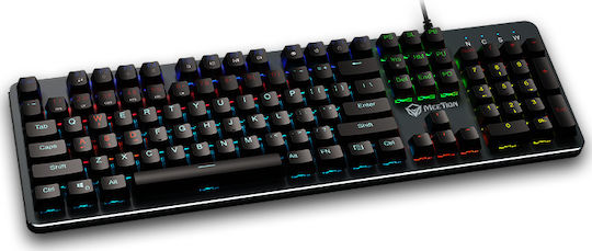 Meetion MK007 Gaming Μηχανικό Πληκτρολόγιο με Custom Blue διακόπτες και RGB φωτισμό (Αγγλικό US)