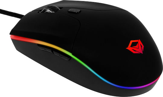 Meetion GM21 RGB Gaming Ποντίκι 4800 DPI Μαύρο