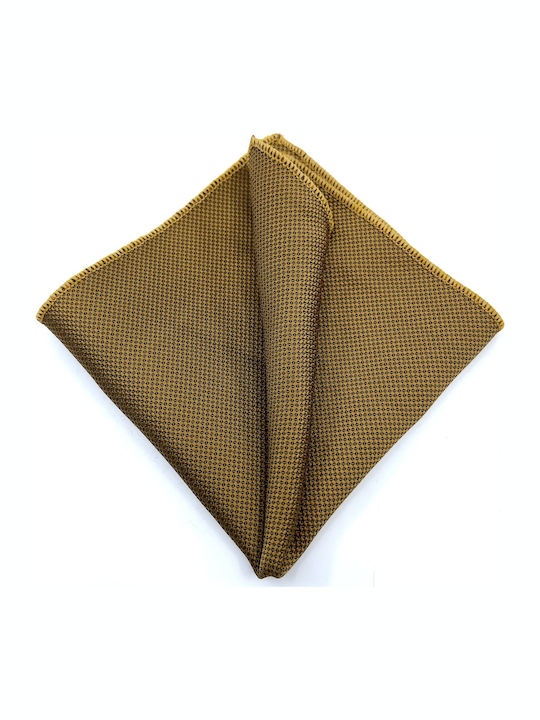Legend Accessories Skinny Men's Tie Set Synthetic Monochrome In Gold Colour
