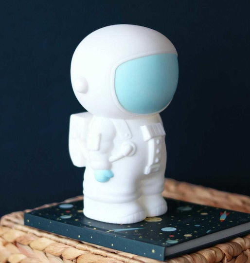 A Little Lovely Company Astronaut Kinder Spardose Plastik White 11.9x9x16.5cm