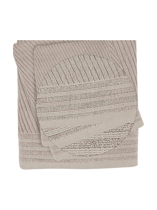 Das Home 3-tlg. Set Badetücher 0579 Beige Täglich Gewicht 550gr/m²
