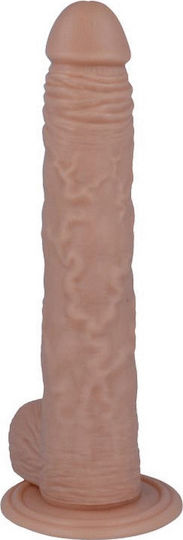 Intense Mr Intense Realistic Cock 29 Glass Dildo with Balls and Suction Cup Flesh 22.7cm