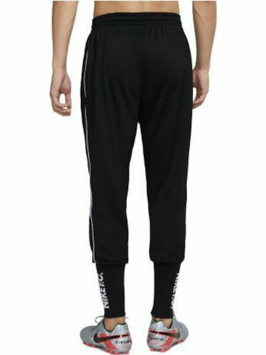 Nike F.C. Cuffed Knit Soccer Men's Sweatpants with Rubber Black