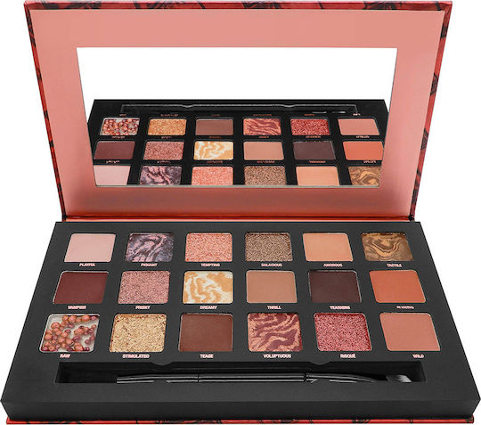 W7 Cosmetics Racy Палитра със Сенки за Очите в Пресована Пудра 18гр
