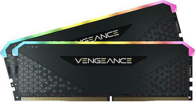 Corsair Vengeance RGB RS 16GB DDR4 RAM cu 2 module (2x8GB) și Viteză 3600 pentru Desktop