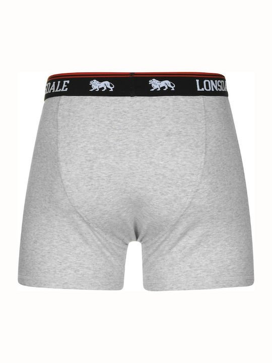 Men's Boxers Black / Grey with Patterns 2Pack