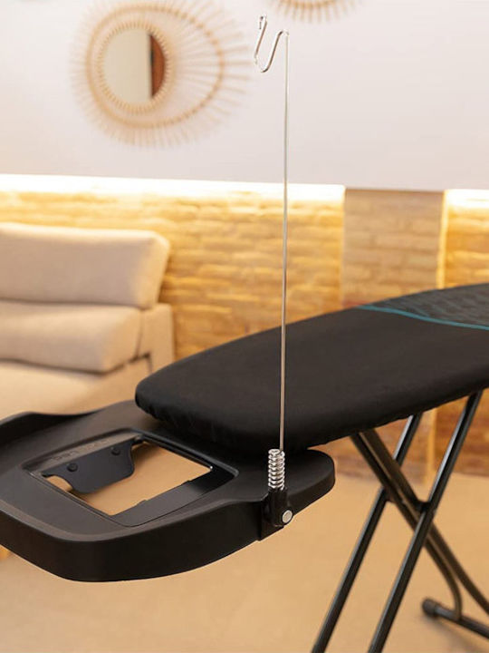 Cecotec Borneo Σιδερώστρα για Σίδερο Ατμού Σπαστή με Πρίζα Μαύρη 125x45x93.5cm