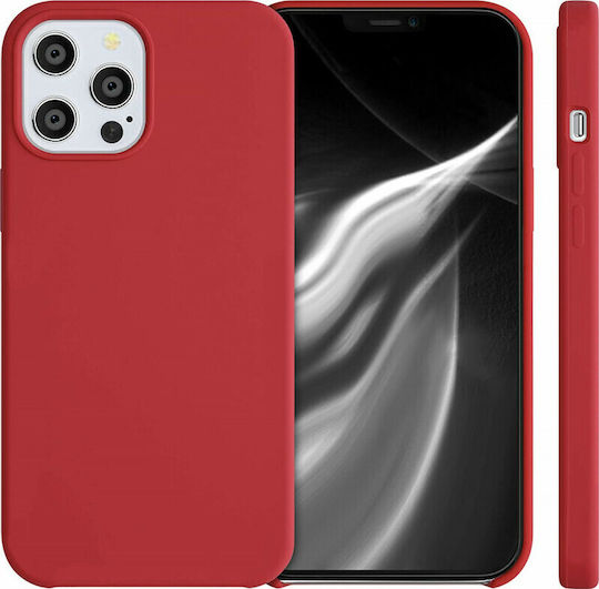 KWmobile Rubber Back Cover Σιλικόνης Κόκκινο (iPhone 12 Pro Max)