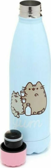 Puckator Pusheen The Cat Flasche Thermosflasche Rostfreier Stahl 500ml Hellblau