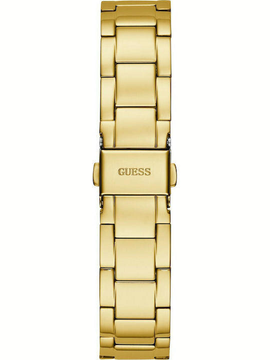 Guess Γυναικείο Ρολόι 36mm Μπαταρίας με Χρυσό Μεταλλικό Μπρασελέ