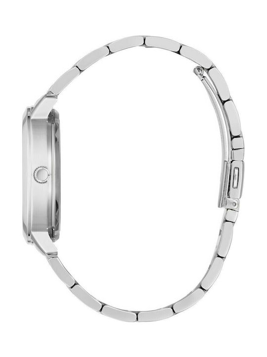 Guess Women's Watch with Silver Metal Bracelet