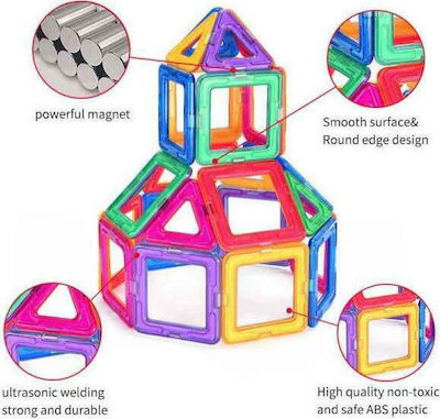 Magnetic Construction Toy Μαγνητικά Κομμάτια 46τμχ Kid 3++ years