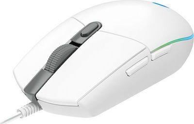 Logitech G203 Lightsync RGB Gaming Ποντίκι 8000 DPI Λευκό