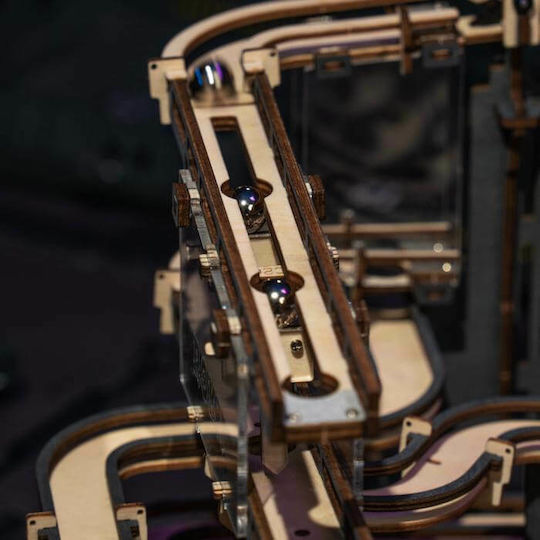 Robotime Holz-Bauspielzeug DIY Marble Run City für Kinder ab 14+ Jahre Jahren