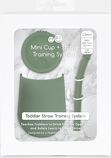 Ezpz Παιδικό Ποτηράκι "Mini Cup" από Πλαστικό Πράσινο 118ml για 12m+