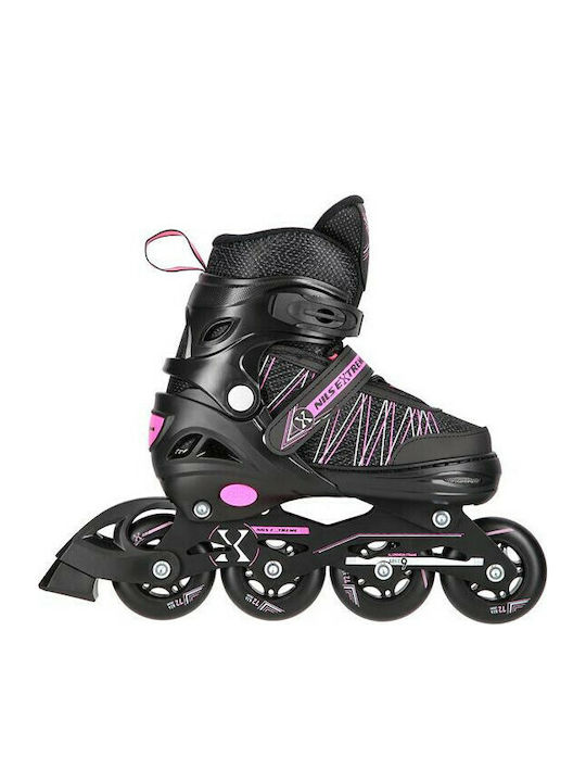 Nils NH11912 A 2-in-1 Inline Αυξομειούμενα Rollers Μαύρα Παιδικά Nils NH11912 A 2-in-1 Inline Αυξομειούμενα Rollers Μαύρα Παιδικά