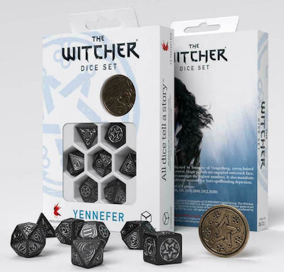 Q Workshop The Witcher Dice Set Würfel Der Obsidianstern SWYE37