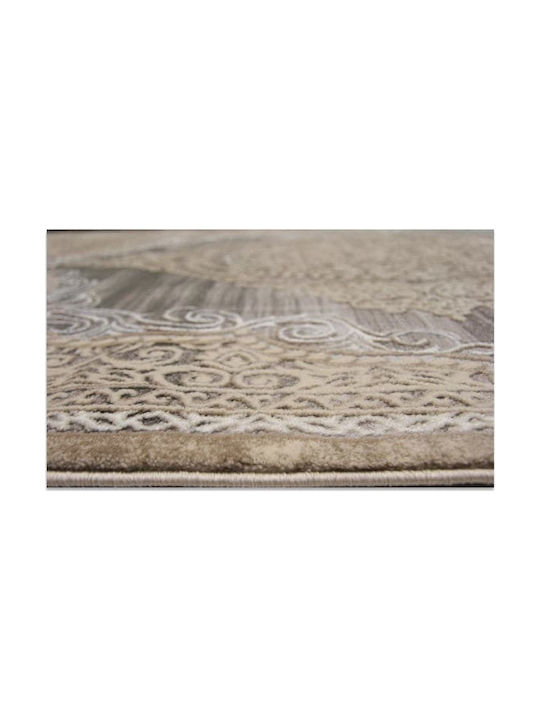 Tzikas Carpets 16955-095 Elite Χαλί Στρογγυλό Καφέ