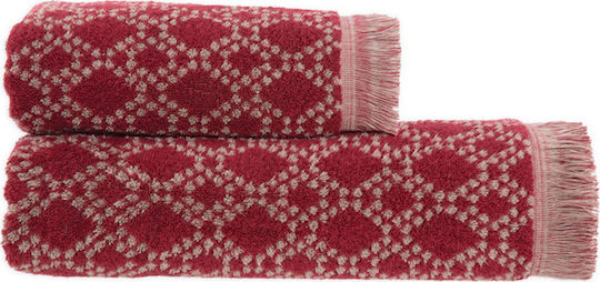 Nef-Nef Homeware Badehandtuch Caden 70x140cm Bordo Gewicht 600gr/m² Nef-Nef Homeware Badehandtuch Caden 70x140cm Bordo Gewicht 600gr/m²