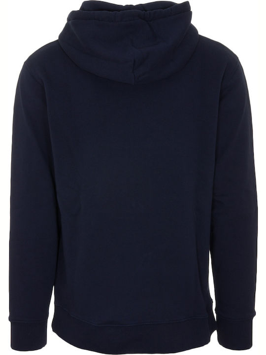 Sweatshirt Fleece mit Kapuze Navy