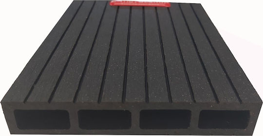 Dedron Umzäunung Deck für den Garten Schwarz aus WPC 290x11x2cm 1Stück Black